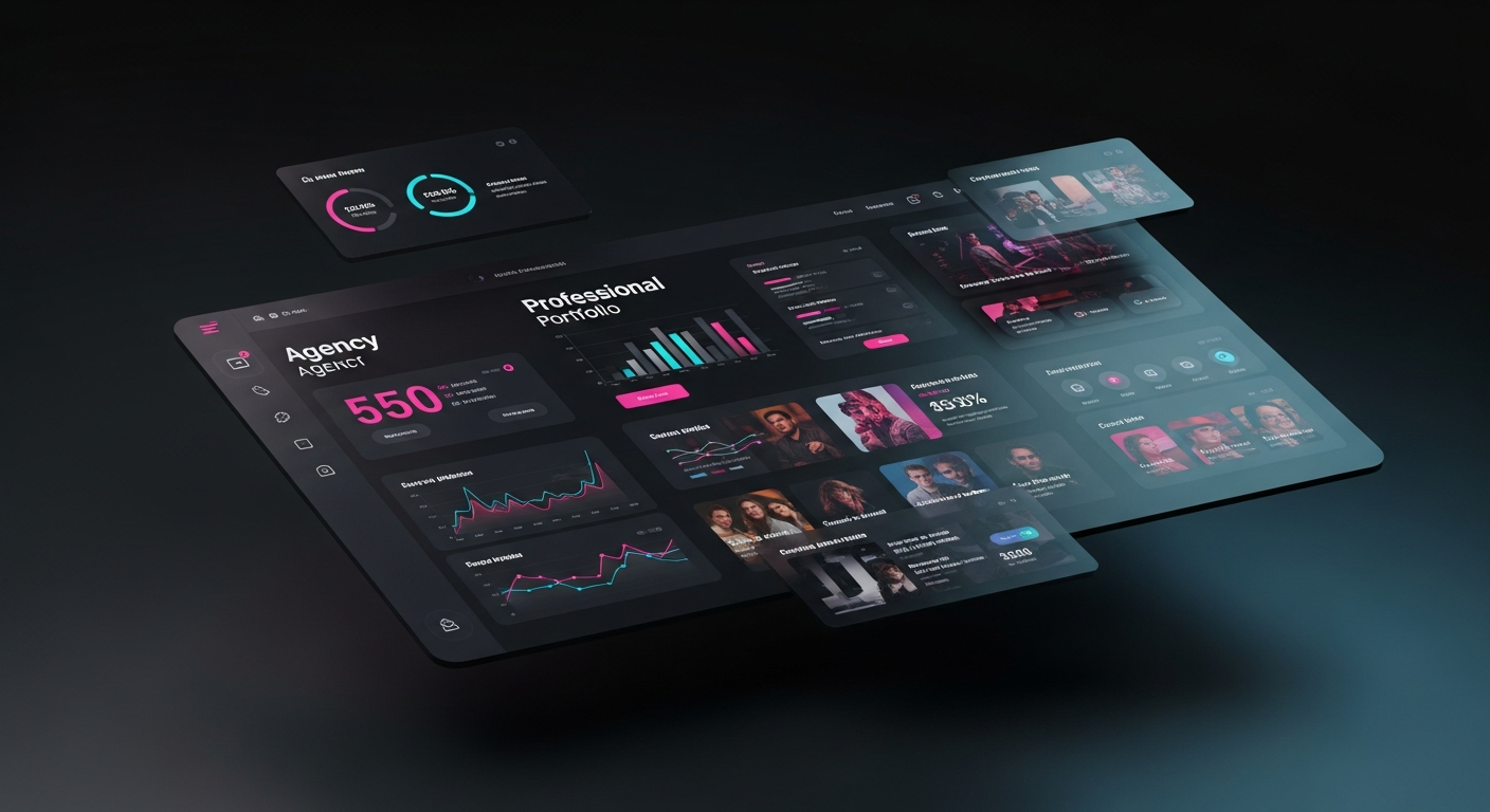 Modern high-performance website design showcase